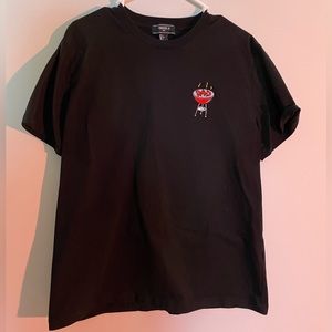 FOREVER 21 MENS SHORT SLEEVE FUNNY JOKE SHIRT DAD GIFT HOTDOG FOR HIM FOR HER 🍀